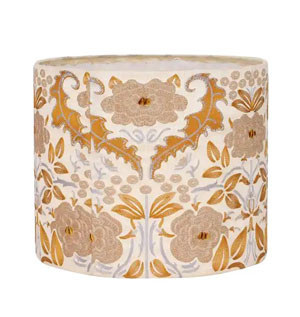 Lamp  - Beige Embroidered Lamp Shade