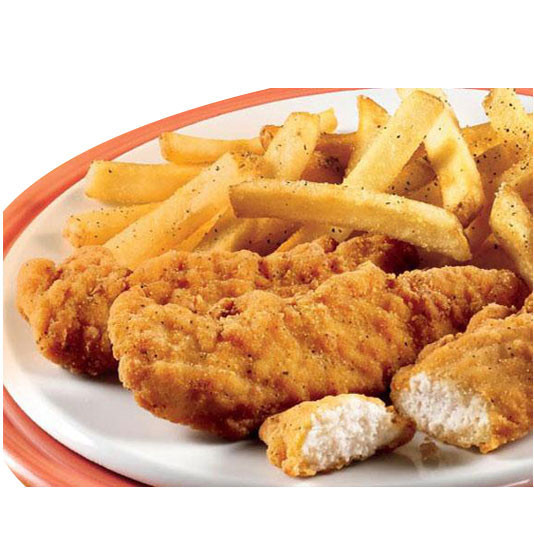 Strip Chicken 6pcs & French Fries From Delhi Darbar