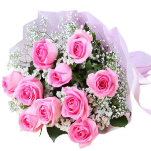 Pink Petal Perfection: Thai Roses Bouquet