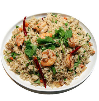 Chinese Food:  Prawn Fried Rice -"Chung Wah"
