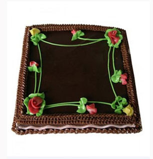 Swiss Bakery's Classic Chocolate Square Cake