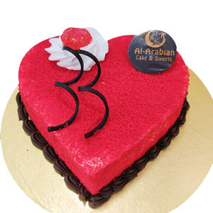 Velvet Temptation: Al-Arabian Red Velvet Cake