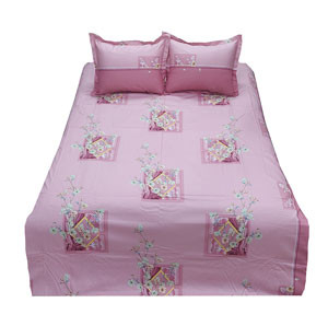 Bed Sheet - Zinnia Pink Bed Sheet