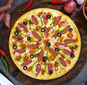 Meaty Onion Pizza From Pizzaburg