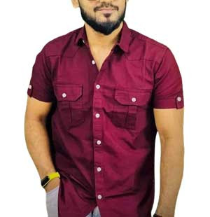 Stylish Comfort: Men's Half Sleeve Casual Shirt