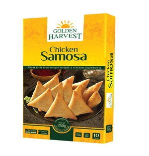 Groceries - Frozen Items - Chicken Samosa - 10 Pcs (250) gm