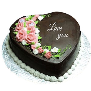 Heartfelt Delight: Indulgent Chocolate Cake