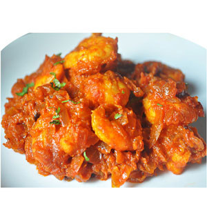 Chinese Food: Prawns With Garlic Sauce-"Xenial"