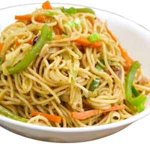 Vegetable Hakka Noodles From "Hakka Dhaka"