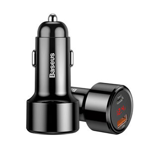 Baseus 45W Magic USB And USB-C QC&PD Car Charger