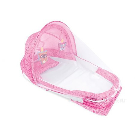 Bed and Mosquito Net Set - Pink