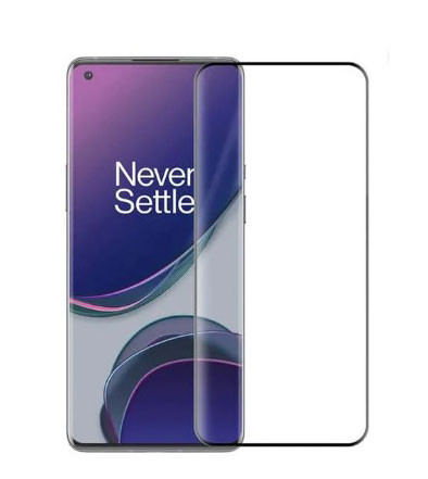 Kingkong Full Glue Curved Tempered Glass for OnePlus 8 / OnePlus 9 Pro
