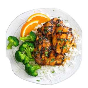 Grilled orange chicken brest from MEATUP Restaurant (Sylhet)