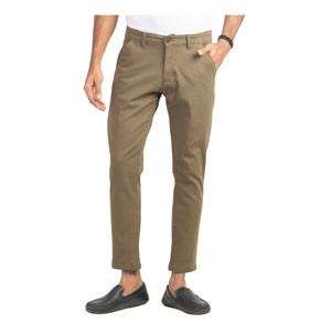 Stretchable Chino Pant- Dark Olive For Men