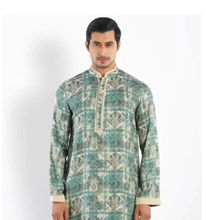 All Over Printed Regular Fit Panjabi
