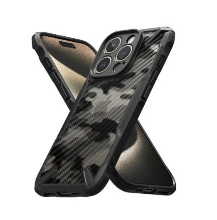 Ringke Fusion-X Camo Case for iPhone 15 Pro / 15 Pro Max