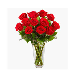 Deshi Roses in Vase: A Display of Elegance