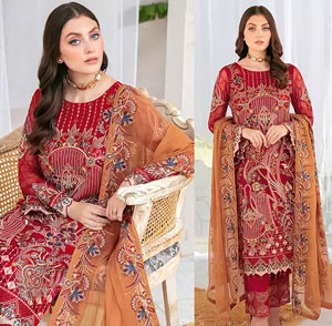 Intricate Elegance: Ramsha Embroidery Suit – Elevate Your Style with Timeless Craftsmanship