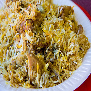 Indian Food: Haydrabadi Biryani  From " Indian Darbar"