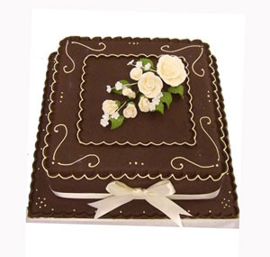 Swiss Bakery's Classic Chocolate Square Cake