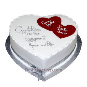 Shumi's Hot Bakery: Delectable Vanilla Heart-Shaped Cake