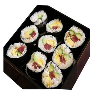 Japanese Food: Simple Tuna Maki Roll -"Sushi Samurai"