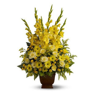 Deshi Floral Harmony: A Basket of Mixed Flowers