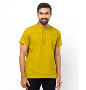 Olive Green Endi Cotton Fatua