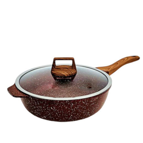 Frying Pans - 24 cm Kiam Die Casting Non-stick Deep Fry Pan with Lid