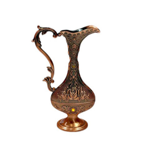 Showpiece - 9 Inch Exclusive Metal Decorative Flower Vase HR1667