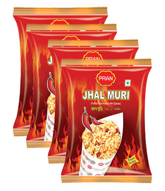 PRAN Jhal Muri- 30gm - 4pcs