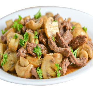 Chinese Food:  Beef with Mushroom From - "4 Seasons"