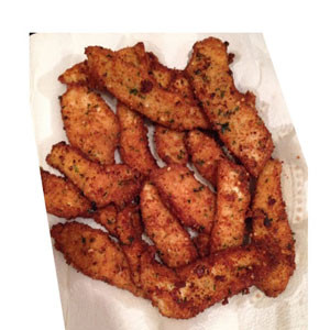 Korean Food:  Breaded Chicken Cutlet From "Little Korea"