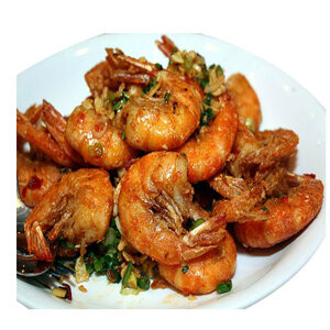 Sze Chuan Prawns Chili dry re-known Restaurant 4 Seasons