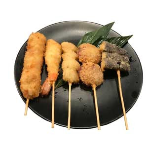 Japanese Food: Kushikatsu Moriawase  - Ichi Restaurant