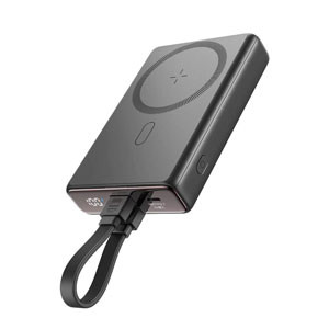 Joyroom JR-PBM01 20W Magnetic Wireless Power Bank with Built-in Cable & Kickstand 10000mAh