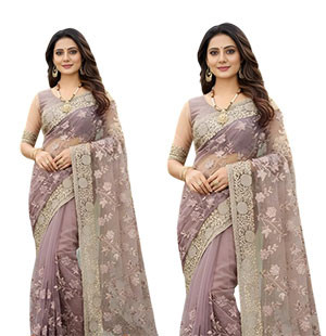 Party Wear Designer Sharee-3