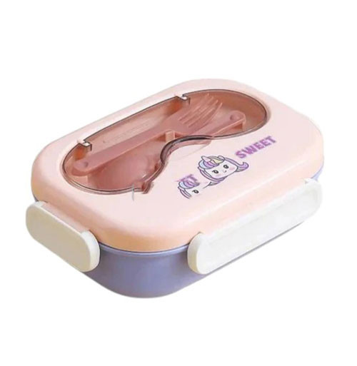 Tiffin Box - 1400ml Airtight Tiffin Box Food Container with Spoons HD0022