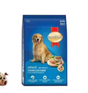 Dog Food - SmartHeart Adult Dog Chicken & Egg Flavor 500 gm