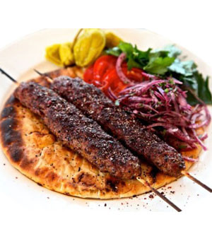 Middle Eastern Food: Adana Kebab  From - "Turkish Bazaar"