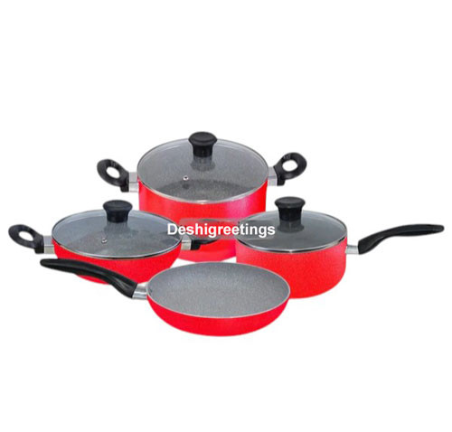 Curry Cooker -  7 Pcs Disnie Non-stick Cookware Set DMC0011