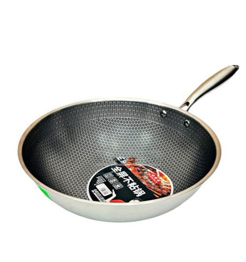 Frying Pans  - Design Stainless Steel Non-Stick Wok Frying Pan