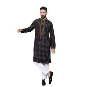 Embroidered Cotton Panjabi