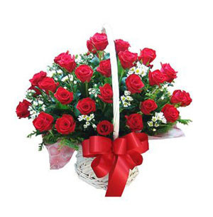 Deshi Red Roses Basket: A Classic Gesture of Love