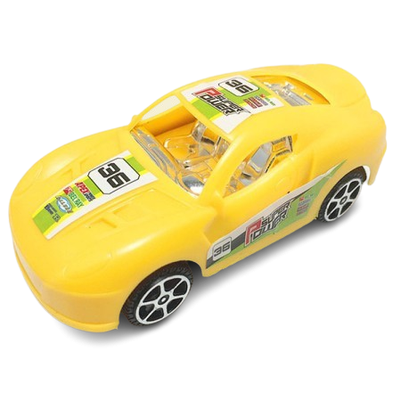 Mini Pull Back Car Toy - Yellow
