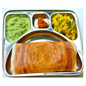 Indian Food: Special Pudina Cheese Masala Dosa From "Sajna"