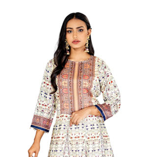 Ladies Kurti- Multi Color