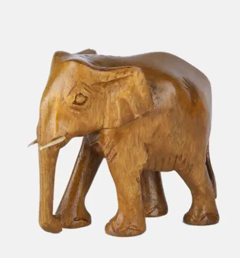 Wooden Showpiece - Wooden Elephant