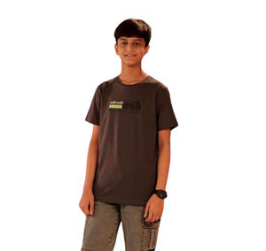 Kids T-Shirt -  Dark Grey Junior Boy's T-shirt