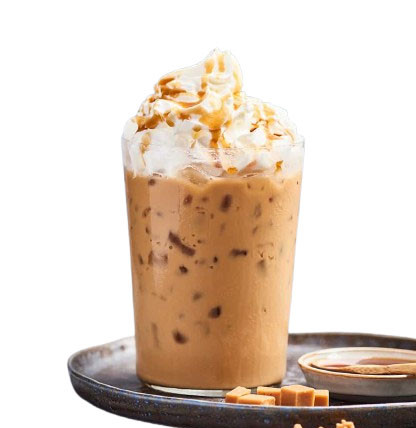 Iced Caramel Latte From The Coffee Lounge